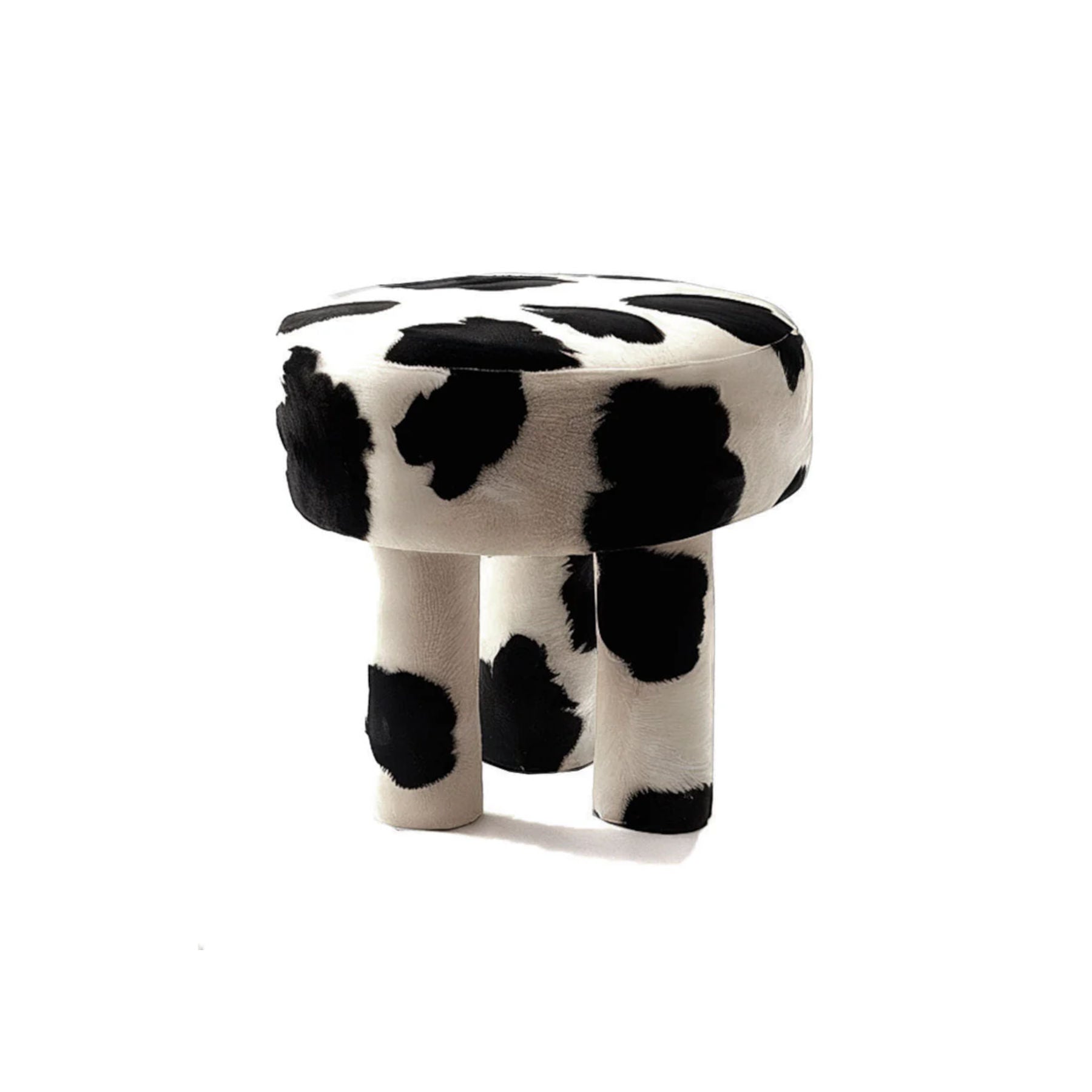 Cow Print Stool, Contemporary Designer Furniture