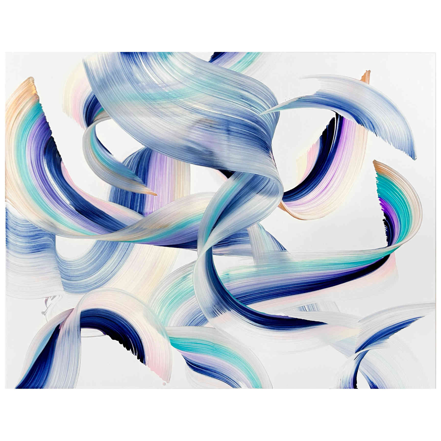 Colorful Abstract Painting By Nikolaos Schizas in Dubai