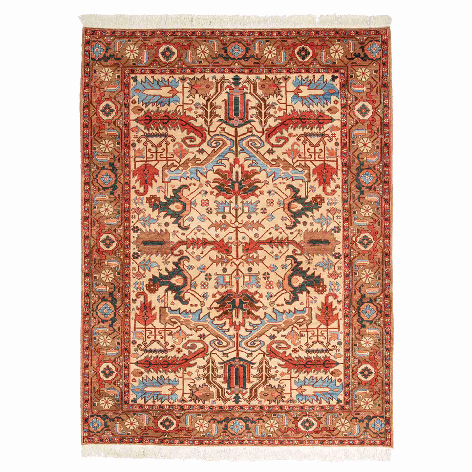 Sahand Heriz Persian Carpet Wool 200x300, Authentic Vintage Rugs & Kilims in Dubai