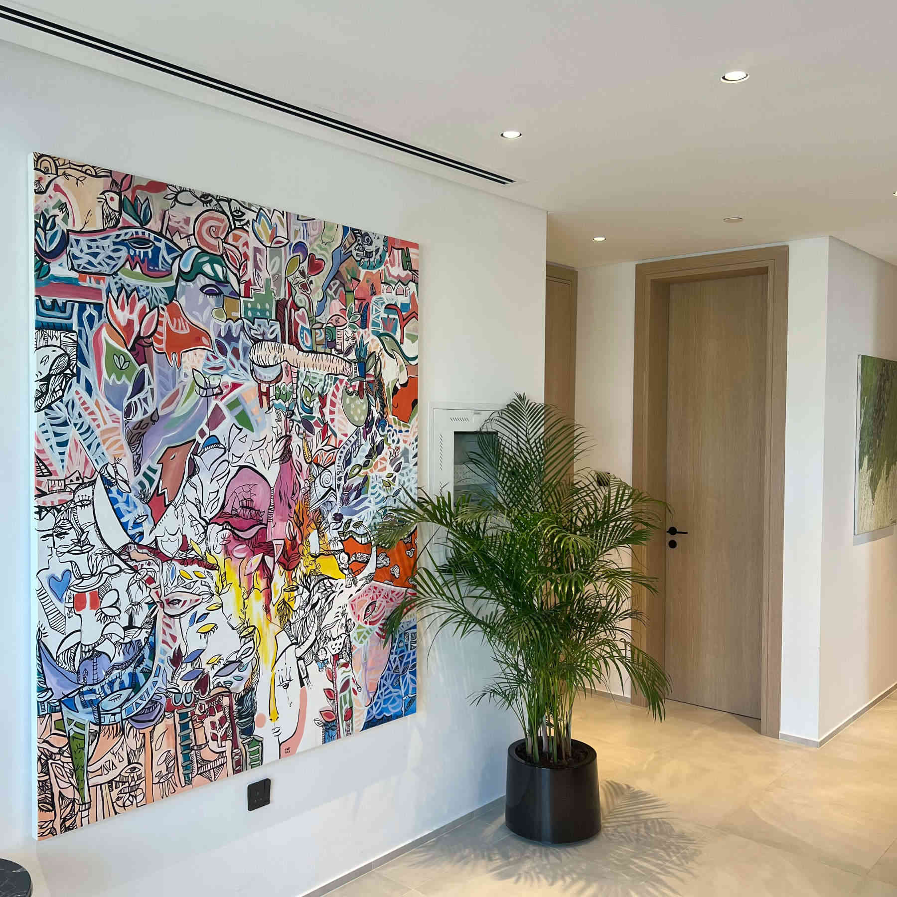 Acrylic Painting - Street Art, graffiti, Urban Art Dubai