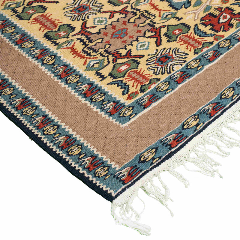 Stone & Glass Sanandaj Persian Kilim 100x140, Handmade Nomadic Wool Rugs & Kilims in Dubai