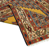 Royal Sanandaj Persian Kilim 120x156, Handmade Nomadic Wool Rugs & Kilims in Dubai