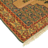 Medallion Sanandaj Persian Kilim 97x145, Handmade Nomadic Wool Rugs & Kilims in Dubai