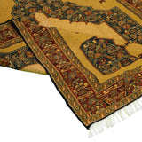 Medallion Sanandaj Persian Kilim 128x162,  Handmade Nomadic Wool Rugs & Kilims in Dubai