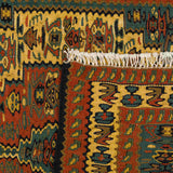 Medallion Sanandaj Persian Kilim 79x108, Handmade Nomadic Wool Rugs & Kilims in Dubai