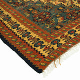 Medallion Sanandaj Persian Kilim 79x108, Handmade Nomadic Wool Rugs & Kilims in Dubai