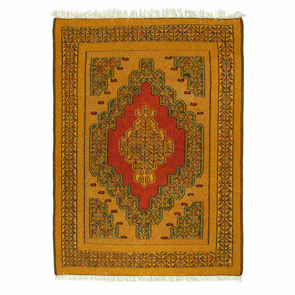 Royal Sanandaj Persian Kilim 123x158, Handmade Nomadic Wool Rugs & Kilims in Dubai