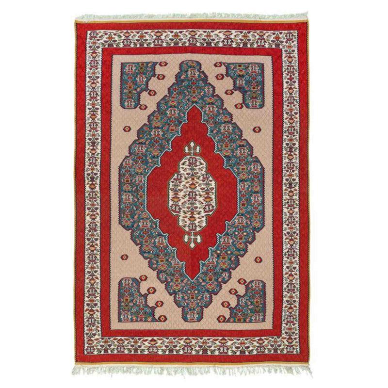 Royal Sanandaj Persian Kilim 105x153, Handmade Nomadic Wool Rugs & Kilims in Dubai