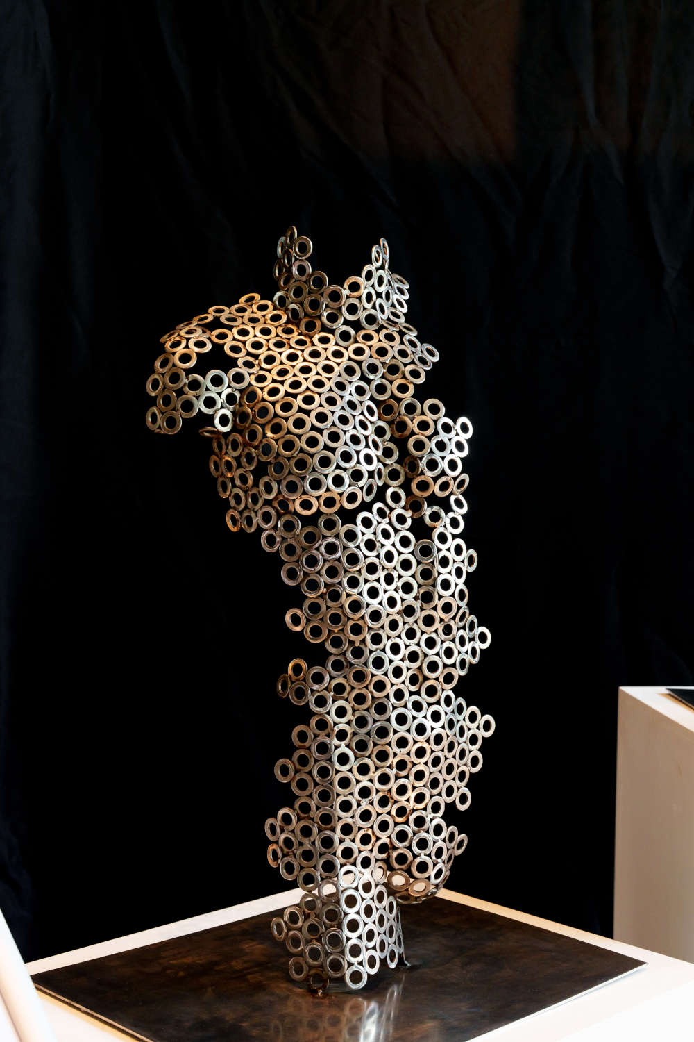 Contemporary Human Stainless Steel Sculpture By Vincent Barrau in Dubai