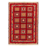 Sirjan Persian Kilim Carpet 80x120, Handmade Nomadic Wool Rugs & Kilims