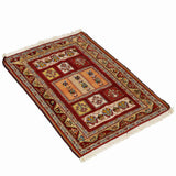 Sirjan Persian Kilim Carpet 82x114, Handmade Nomadic Wool Rugs & Kilims