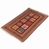 Sirjan Persian Kilim Carpet 80x128, Handmade Nomadic Wool Rugs & Kilims