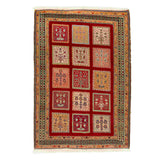 Sirjan Persian Kilim Carpet 110x154, Handmade Nomadic Wool Rugs & Kilims