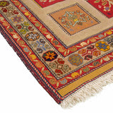 Sirjan Persian Kilim Carpet 88x132, Handmade Nomadic Wool Rugs & Kilims