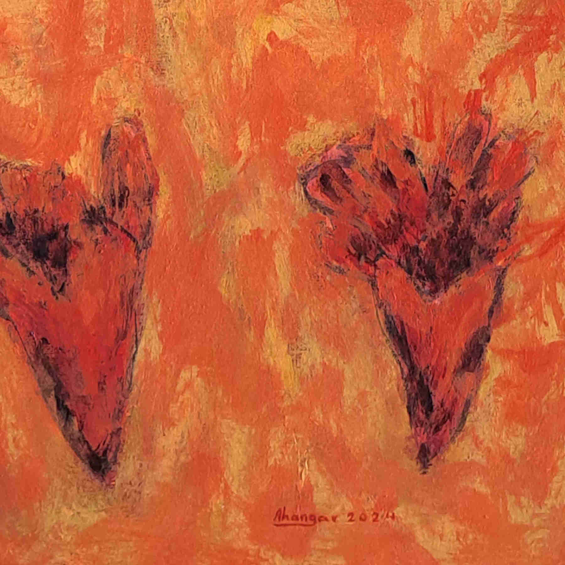 Abstract Acrylic Painting By Soheila Ahangari in Dubai