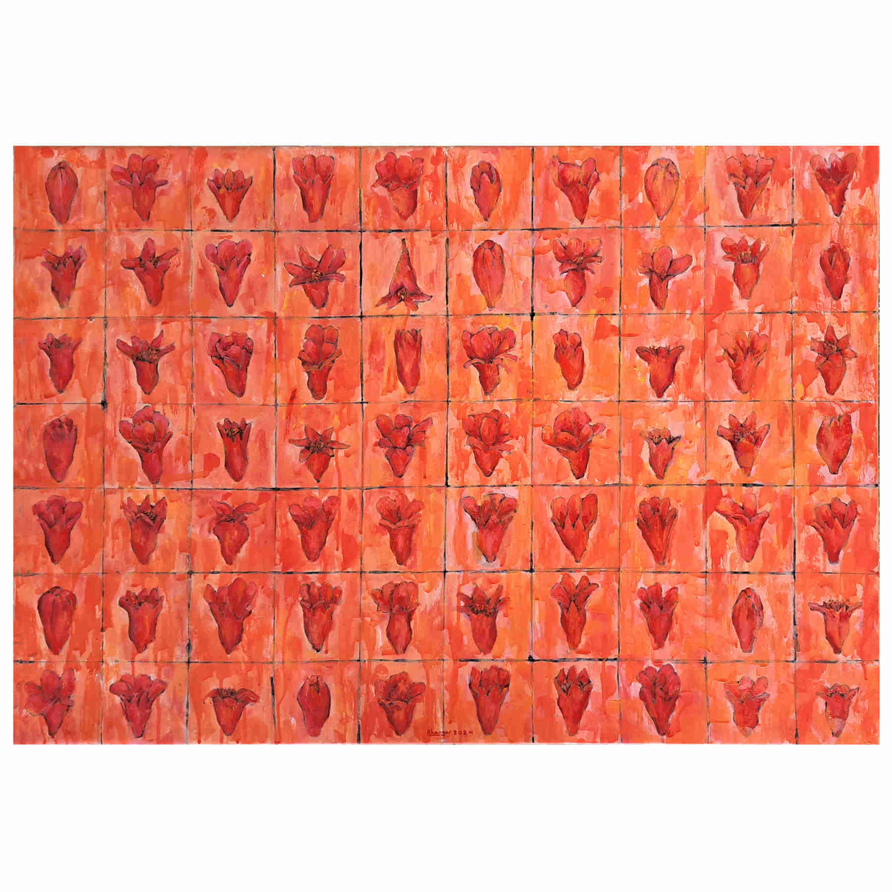 Abstract Acrylic Painting By Soheila Ahangari in Dubai