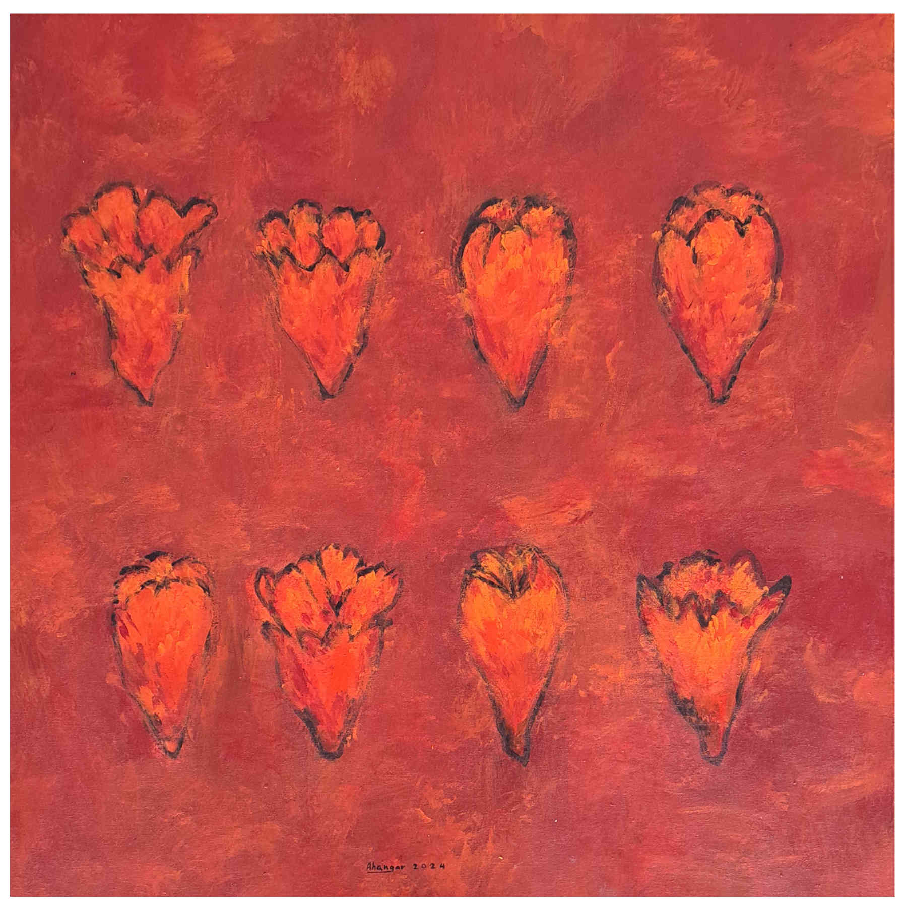 Abstract Acrylic Painting By Soheila Ahangari in Dubai