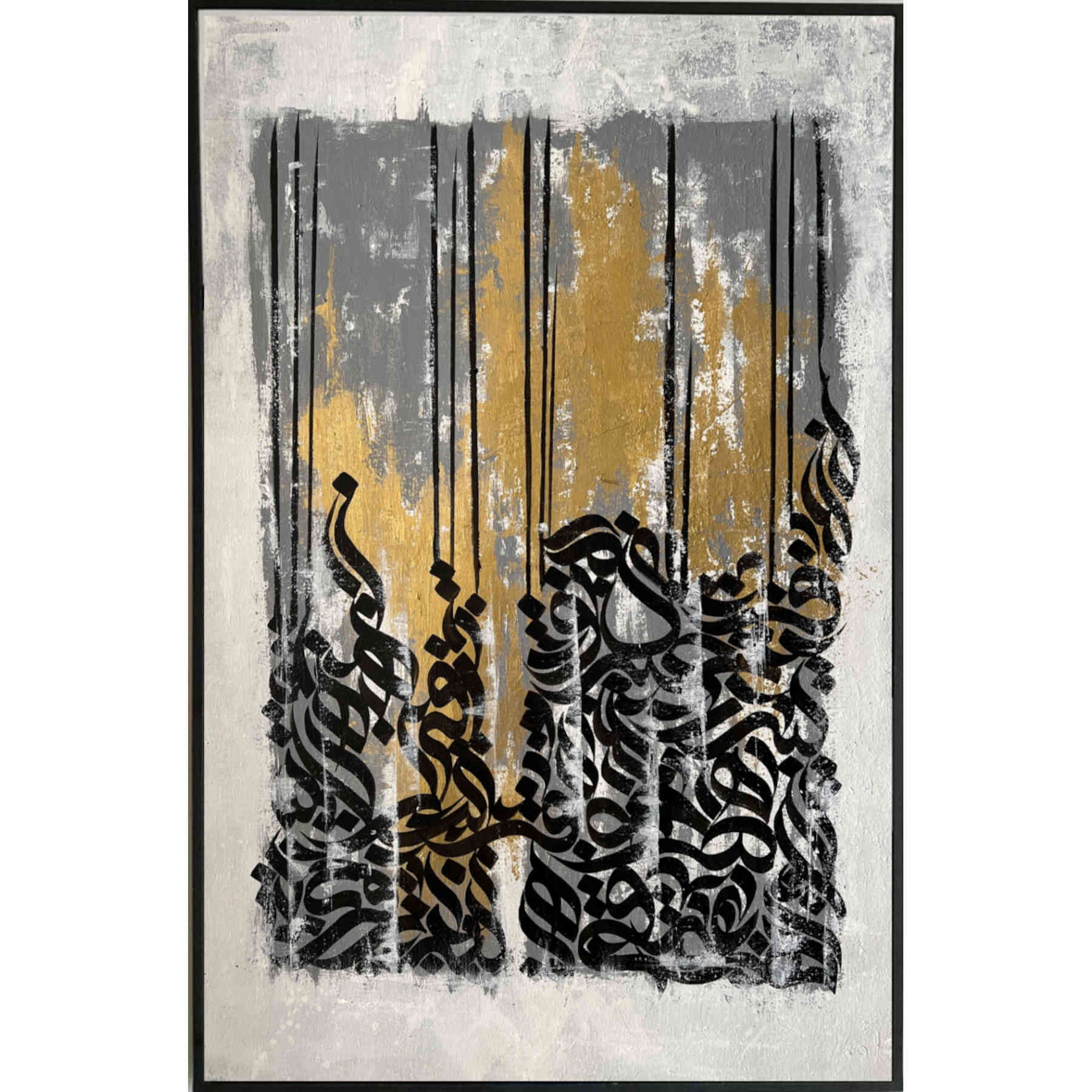 Calligraphy Painting - Contemporary Typography and Islamic Wall Art by Somayeh Mohammadi