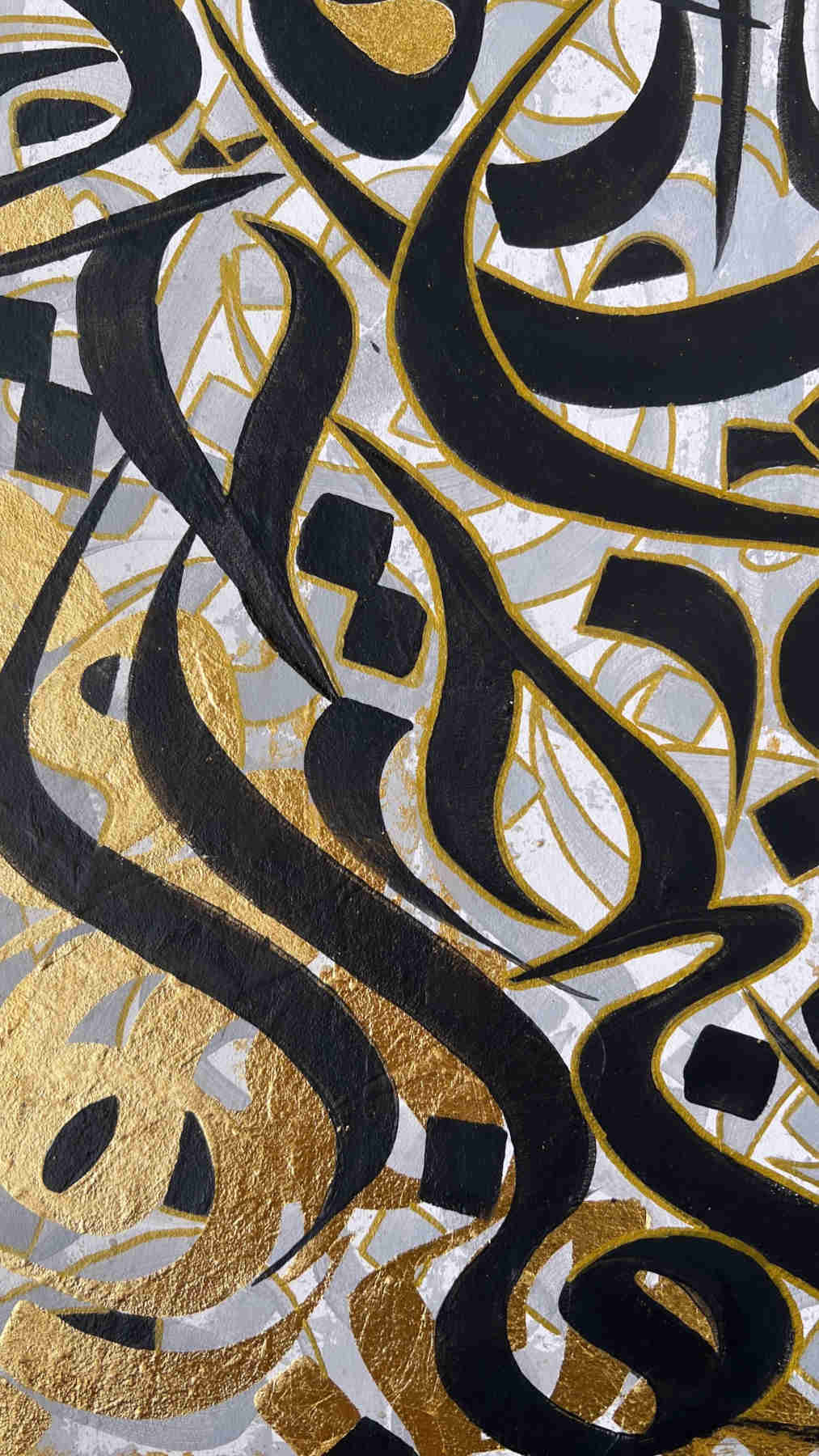 Calligraphy Painting - Contemporary Typography and Islamic Wall Art by Somayeh Mohammadi