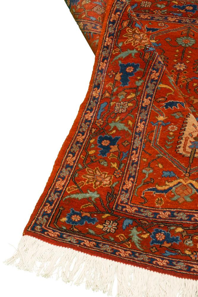 Sorud Heriz Persian Carpet Wool 114x132, Authentic Vintage Rugs & Kilims in Dubai