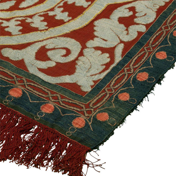 Safavi Superfine Heriz Persian Carpet Silk 95x130, Authentic Vintage Rugs & Kilims in Dubai