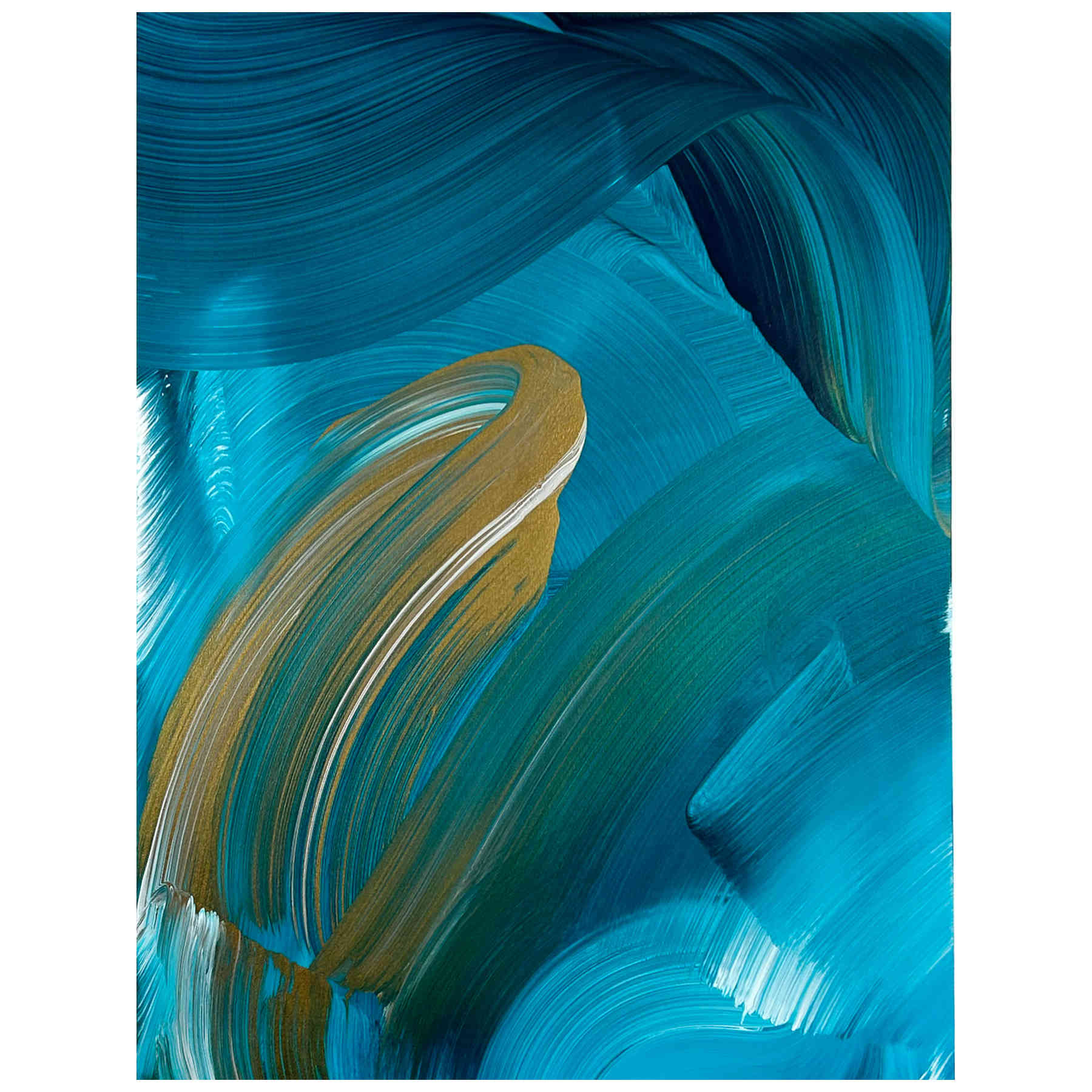 Colorful Abstract Painting By Nikolaos Schizas in Dubai