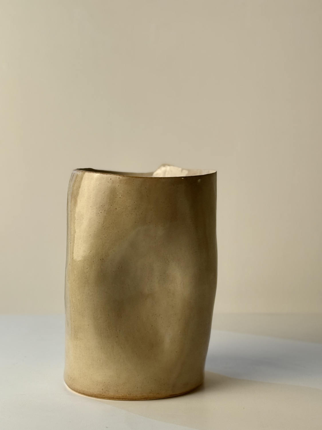 Deformed Ceramic Vase and Decorative Art by Madar Al Suwaidi