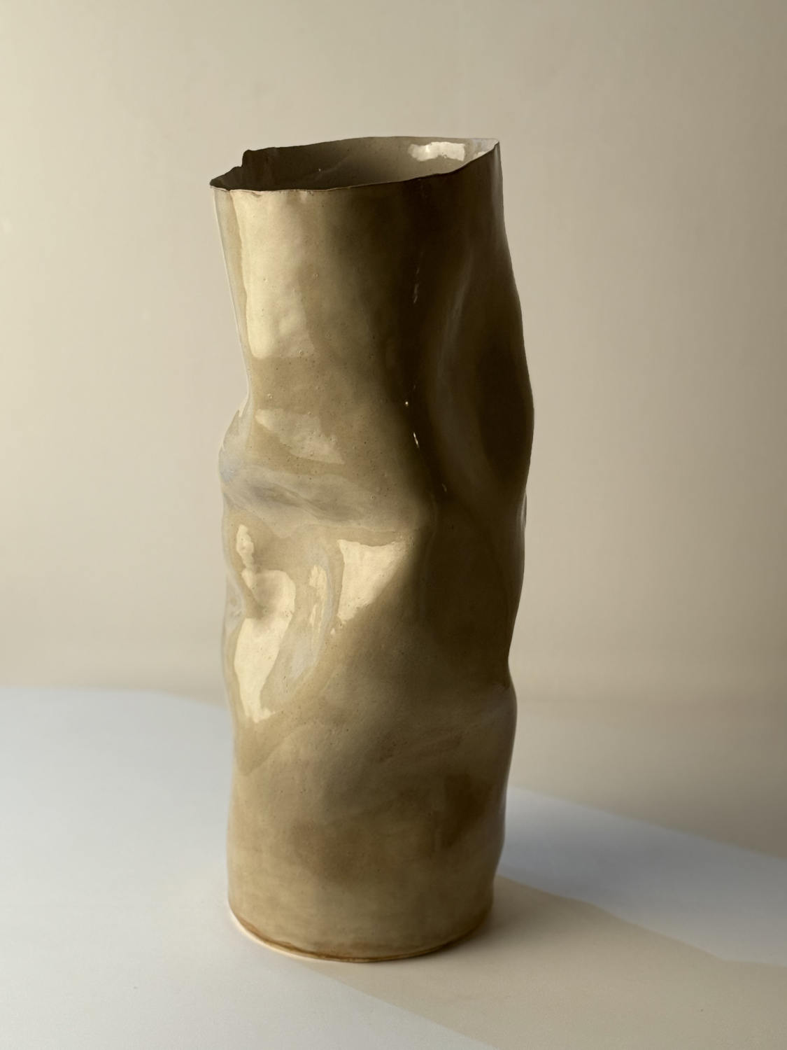 Irregular Shaped Ceramic Vase and Decorative Art by Madar Al Suwaidi
