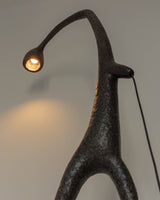 Black Contemporary Floor Lamp - Organic Bionic Design