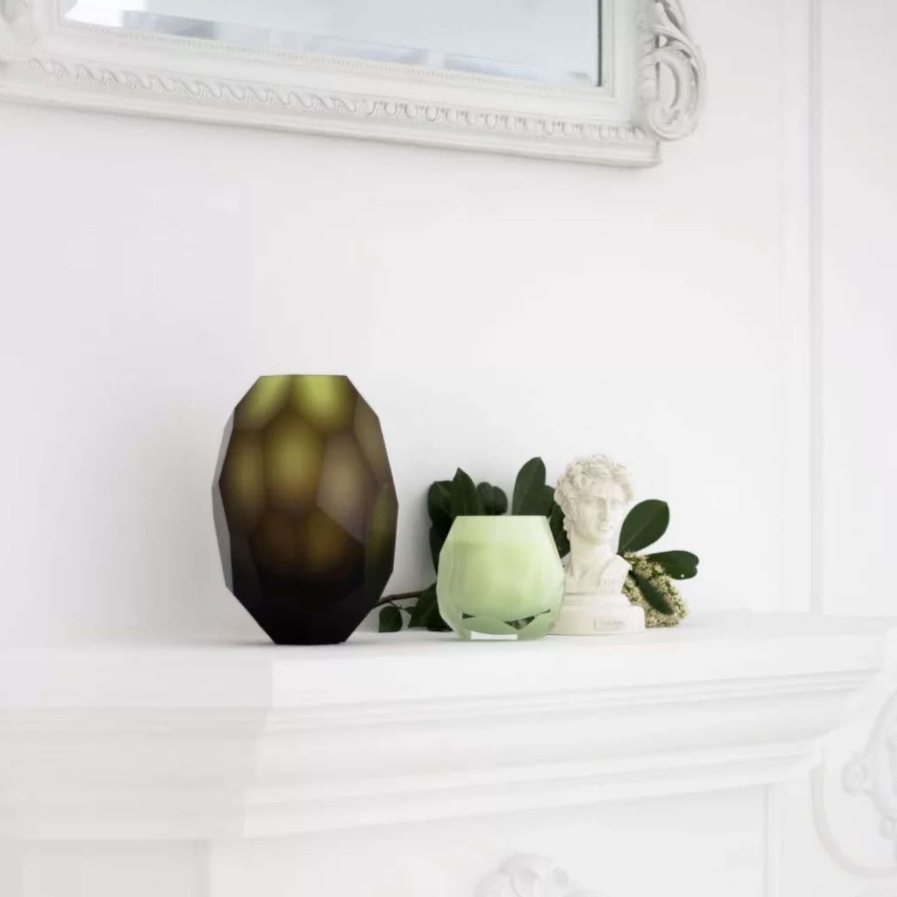 Brown Glass Sculpture, Glass Vase and Collectible Glass Art in Dubai