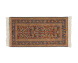 Termeh Heriz Persian Carpet Silk 63x127, Authentic Vintage Rugs & Kilims in Dubai