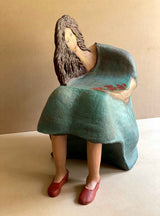 The Flow Lounge Chair, Artistic Contemporary Paper Mache Accent Furniture Dubai