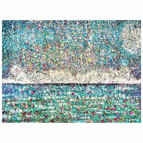 The Lilac Petals Acrylic Painting By Rawia Zantout