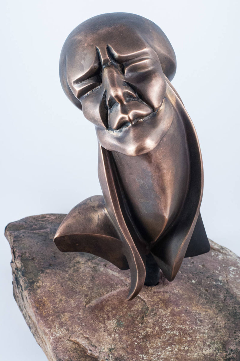 Bronze Sculpture, Contemporary Mixed Media Sculptures By Seena Nayeri