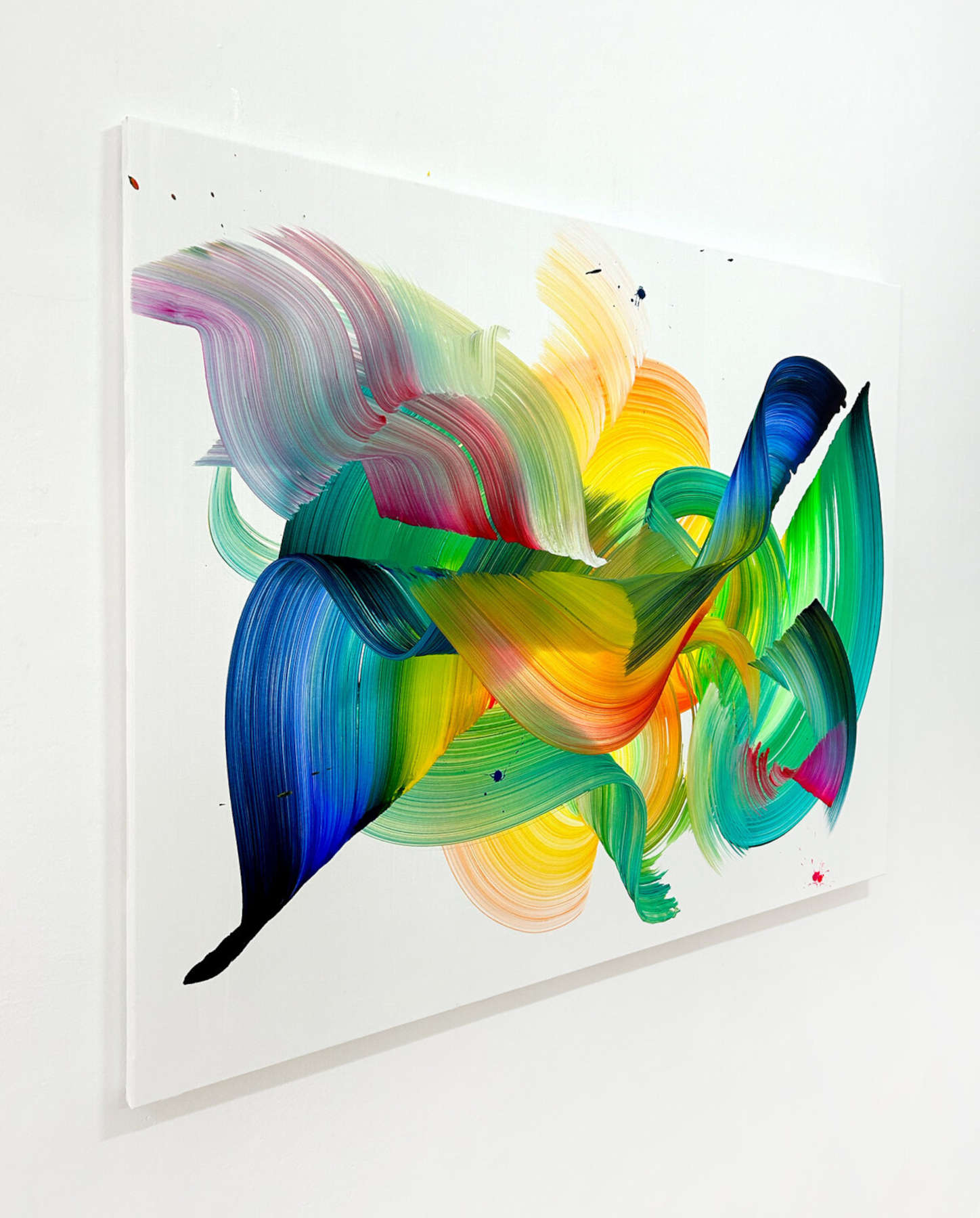 Colorful Abstract Painting For Interior Design By Nikolaos Schizas in Dubai