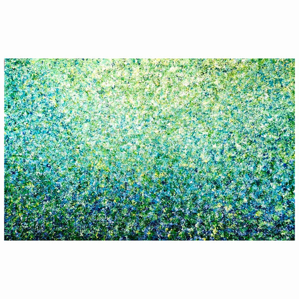 The Verdant Nexus Acrylic Painting By Rawia Zantout