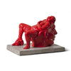 Red Resin Mixed Media Sculpture - Trachoma Statue Series By Hossein Azadi in Dubai