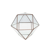Glass Terrarium - Trapeze Geometric Glass & Copper Terrariums in Dubai