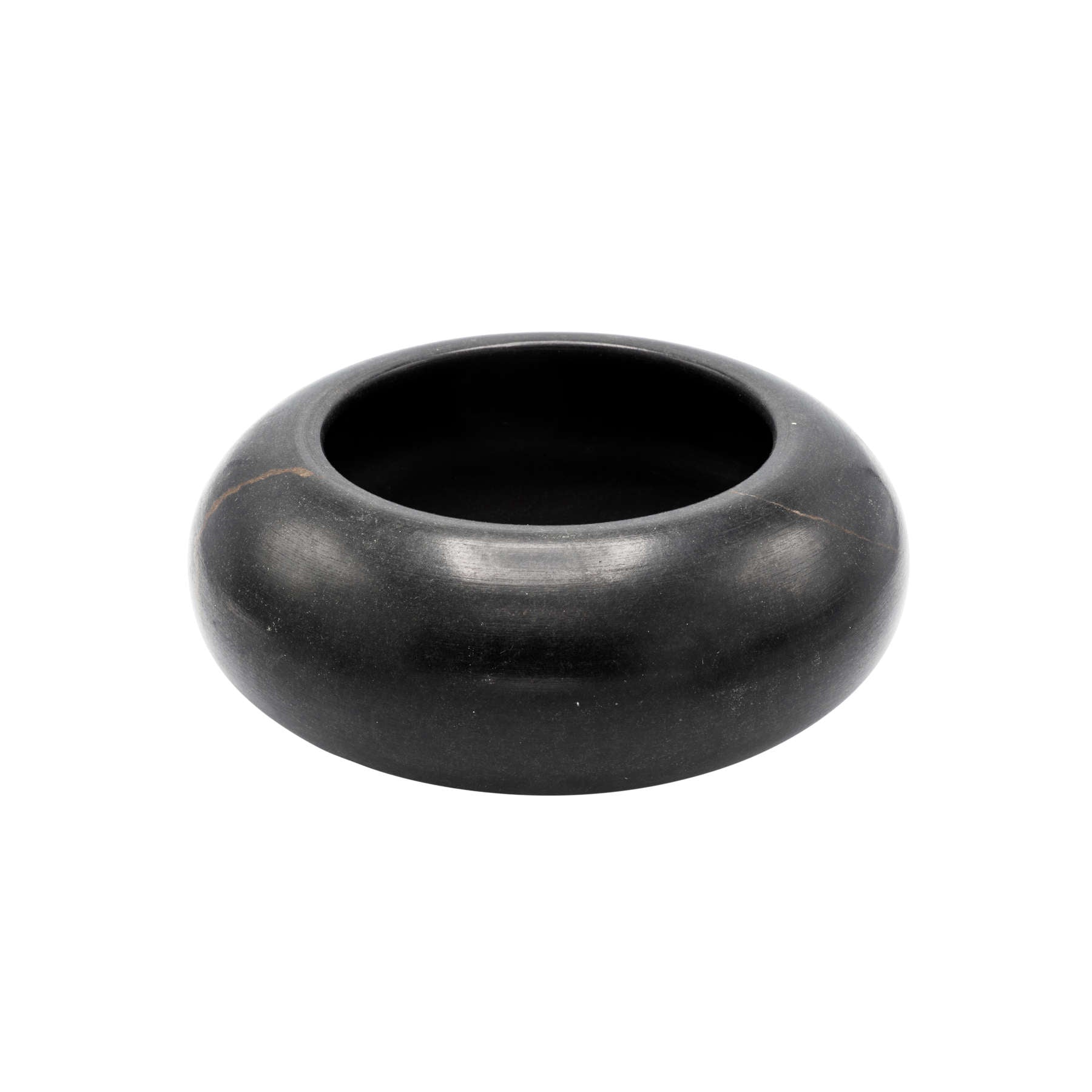 Turnip Natural Stone Bowl - Black River Stone Dining Tableware & Accessories in Dubai