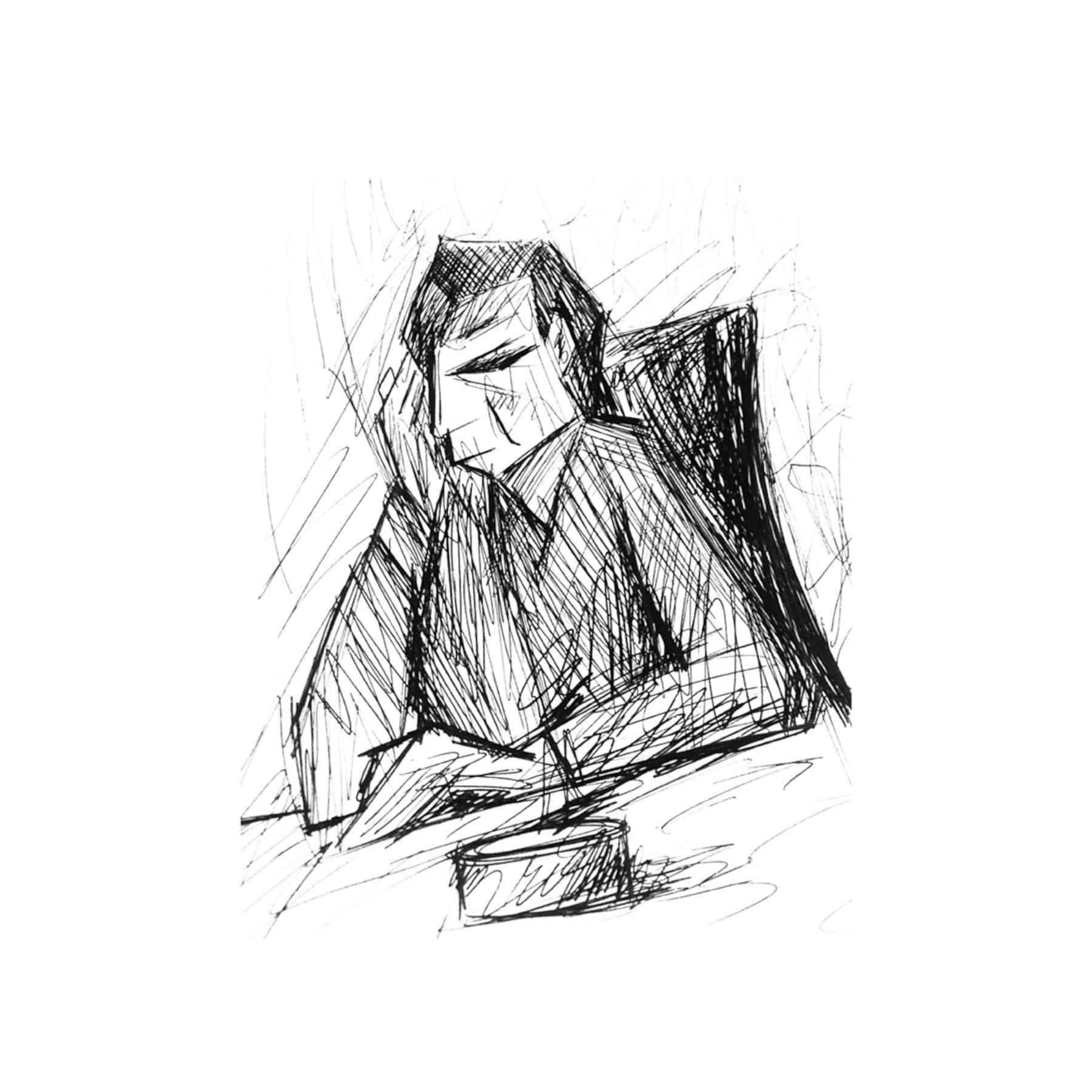 Rapidograph Ink Drawing, Black and White Artworks in Dubai