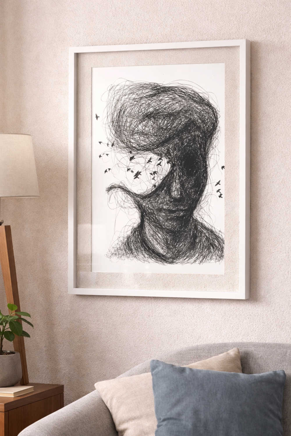 Rapidograph Ink Drawing, Black and White Artworks in Dubai