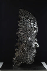 Contemporary Human Stainless Steel Sculpture By Vincent Barrau in Dubai