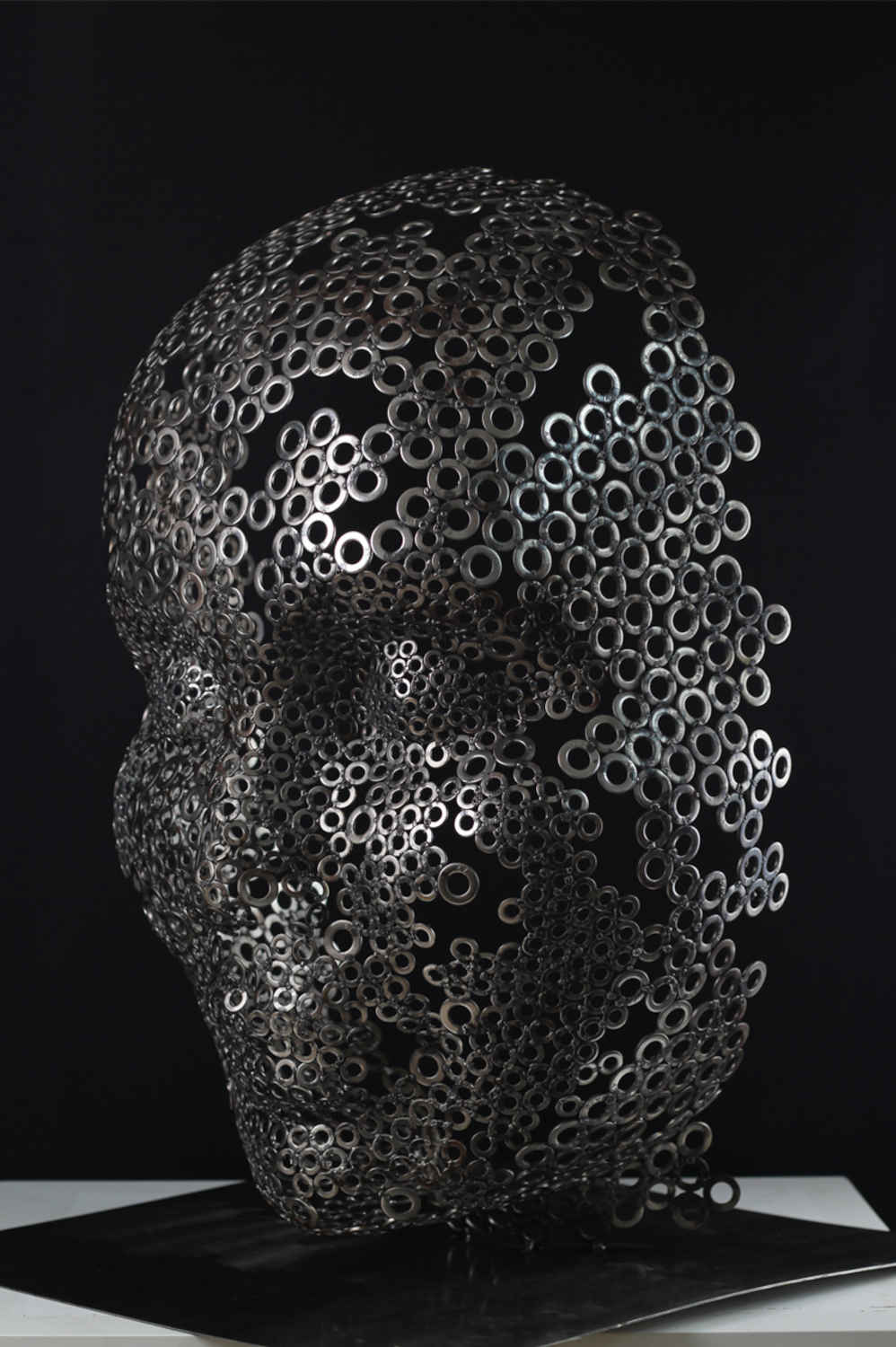 Contemporary Human Stainless Steel Sculpture By Vincent Barrau in Dubai
