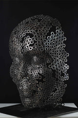 Contemporary Human Stainless Steel Sculpture By Vincent Barrau in Dubai