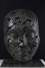 Contemporary Human Stainless Steel Sculpture By Vincent Barrau in Dubai