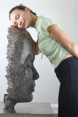 Contemporary Human Stainless Steel Sculpture By Vincent Barrau in Dubai