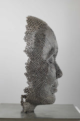 Contemporary Human Stainless Steel Sculpture By Vincent Barrau in Dubai