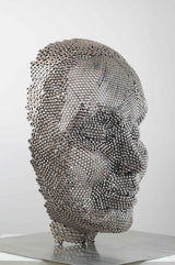 Contemporary Human Stainless Steel Sculpture By Vincent Barrau in Dubai