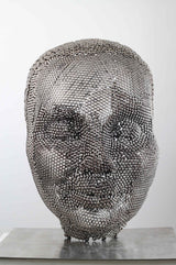 Contemporary Human Stainless Steel Sculpture By Vincent Barrau in Dubai