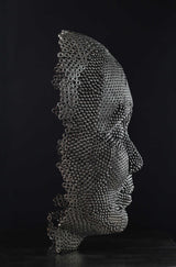 Contemporary Human Stainless Steel Sculpture By Vincent Barrau in Dubai